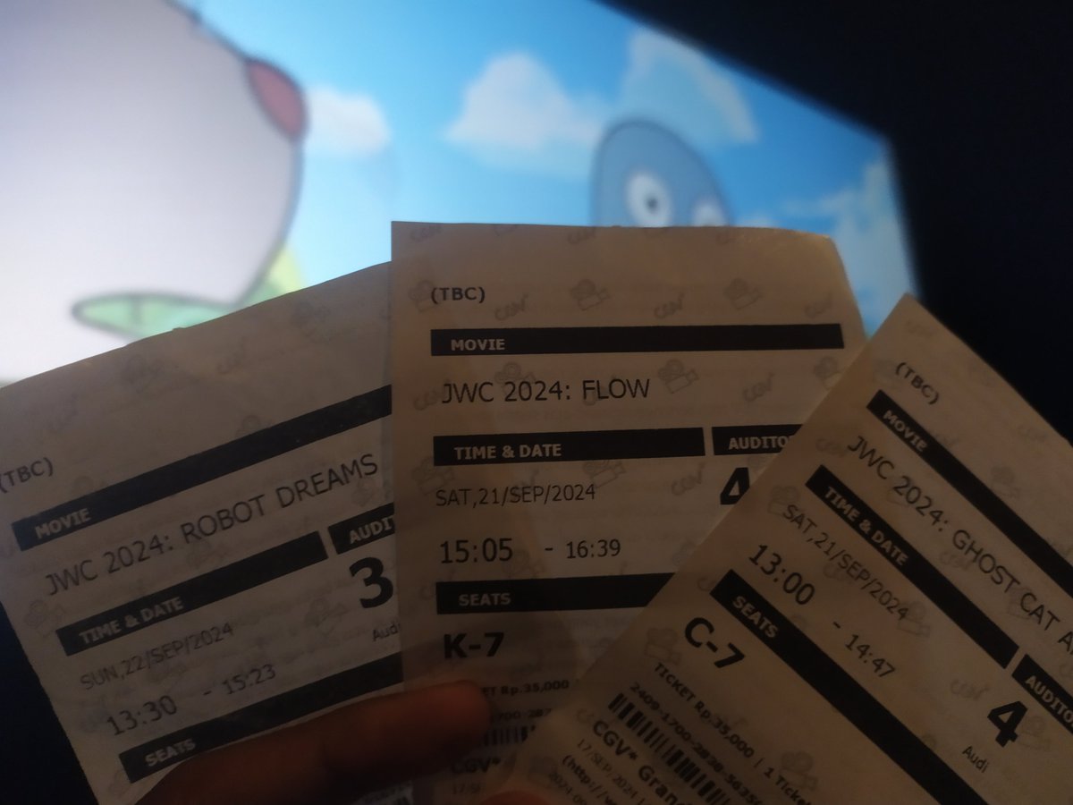 sinyalkartuntv's tweet photo. Thank you jakarta world cinema 2024 bring robot dreams in Indonesia. This film is such memorable relationship and best friend animation movie ever 21 September
#21stNightOfSeptember #EarthWindAndFire
#JakartaWorldCinema #JWC2024 #KlikFilm #JWC #CGV #GetReadyForJWC #RobotDreams https://t.co/d2fkuWPY7k