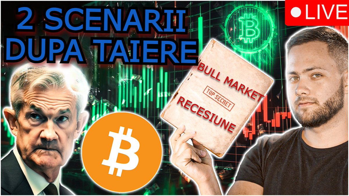 realdanielnita's tweet photo. GM! ASTĂZI LIVE 20:15 RO!

Reacție bună a piețelor după prima tăiere de dobândă de aproximativ 4 ani. Bitcoin atinge 64,000$, dar se lovește de rezistență, în timp ce Bursa americană S&P 500 face un nou maxim istoric.

Întrebarea este ce urmează. Am 2 scenarii pe care le vom analiza imediat și vom discuta lucrurile la care trebuie să fim atenți în perioada următoare.

Analizăm închiderea de săptămână pe toate piețele și toate evenimentele importante de săptămâna viitoare!

Hai pe live,much love! Găsești LIVE-ul pe YouTube, caută "Daniel Niță". like+repost