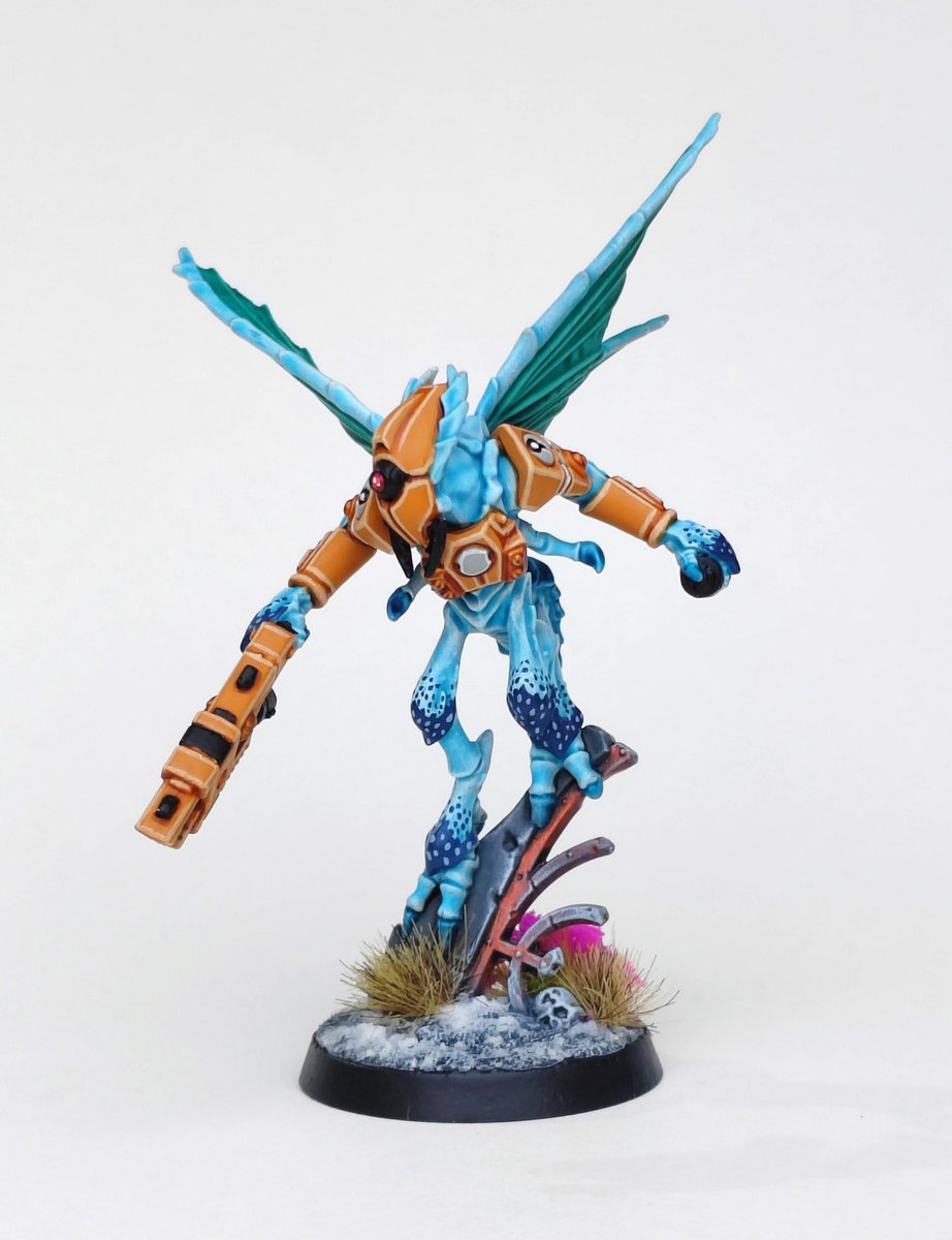 Bear_In_Mind_'s tweet photo. Vespid Stingwings which I painted from the new Kill Team box!

Big thanks to my good mate @Hellstorm_Mikey who painted the rest of the box, check them out!

Thanks to @warhammer for providing us with a free set to paint!

#adwip #killteam #warhammer #WarhammerCommunity #vespid https://t.co/8xJFD3xyxk