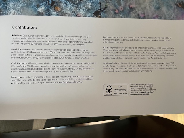 Delighted to have been one of the writers for DK's sumptuous, fascinating new book on birds. In good company too, hey <a href="/jrmjones/">Josh Jones</a> <a href="/DominicCouzens/">Dominic Couzens</a> <a href="/sharpebirder/">Chris Sharpe @sharpebirder.bsky.social</a>!