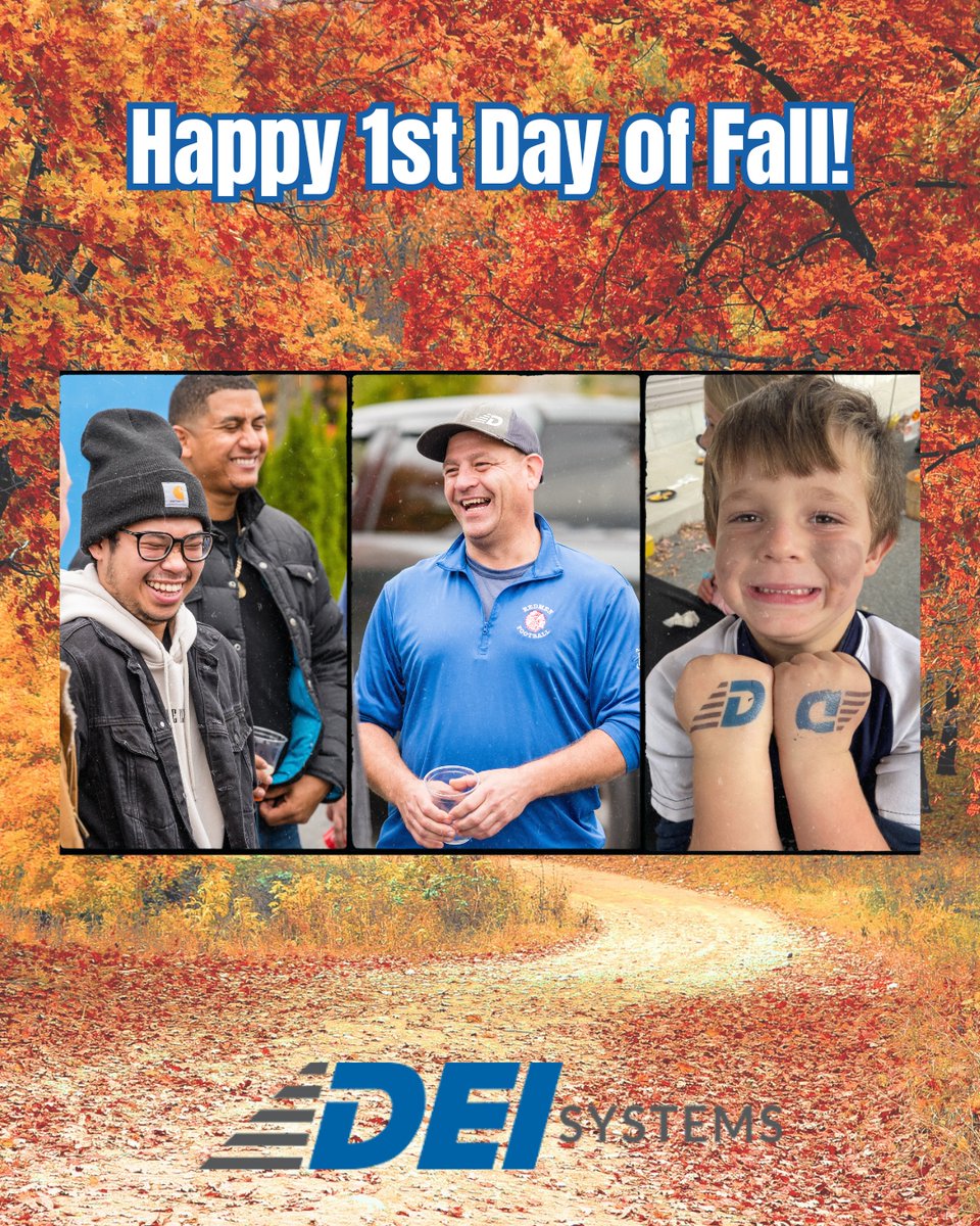 DEI_SYSTEMS_GO's tweet image. Happy 1st Day of Fall from your friends at DEI Systems! 

𝗖𝗼𝗻𝘁𝗮𝗰𝘁 𝘂𝘀 𝘁𝗼𝗱𝗮𝘆!
deisystems-ne.com/contact/

#DEISystems #ElectricalIntegration #Fall #Autumn #ServingNewEngland
