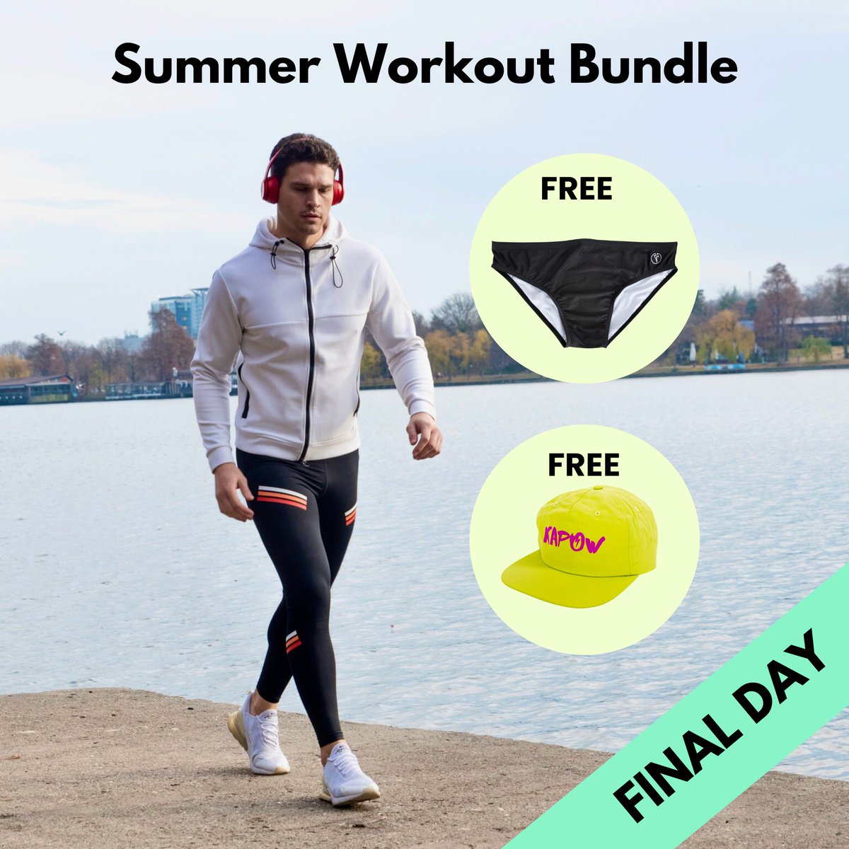KapowMeggings's tweet photo. ⏳ LAST CHANCE! Our Summer Workout Deal ends tonight! Buy any Performance PRO leggings and choose a FREE swim brief AND hat.
Hurry, offer ends at midnight! 👇
https://t.co/fTM6jCufO0
#SummerDeal #PerformancePro #Kapowmeggings https://t.co/ihOVj68HHF