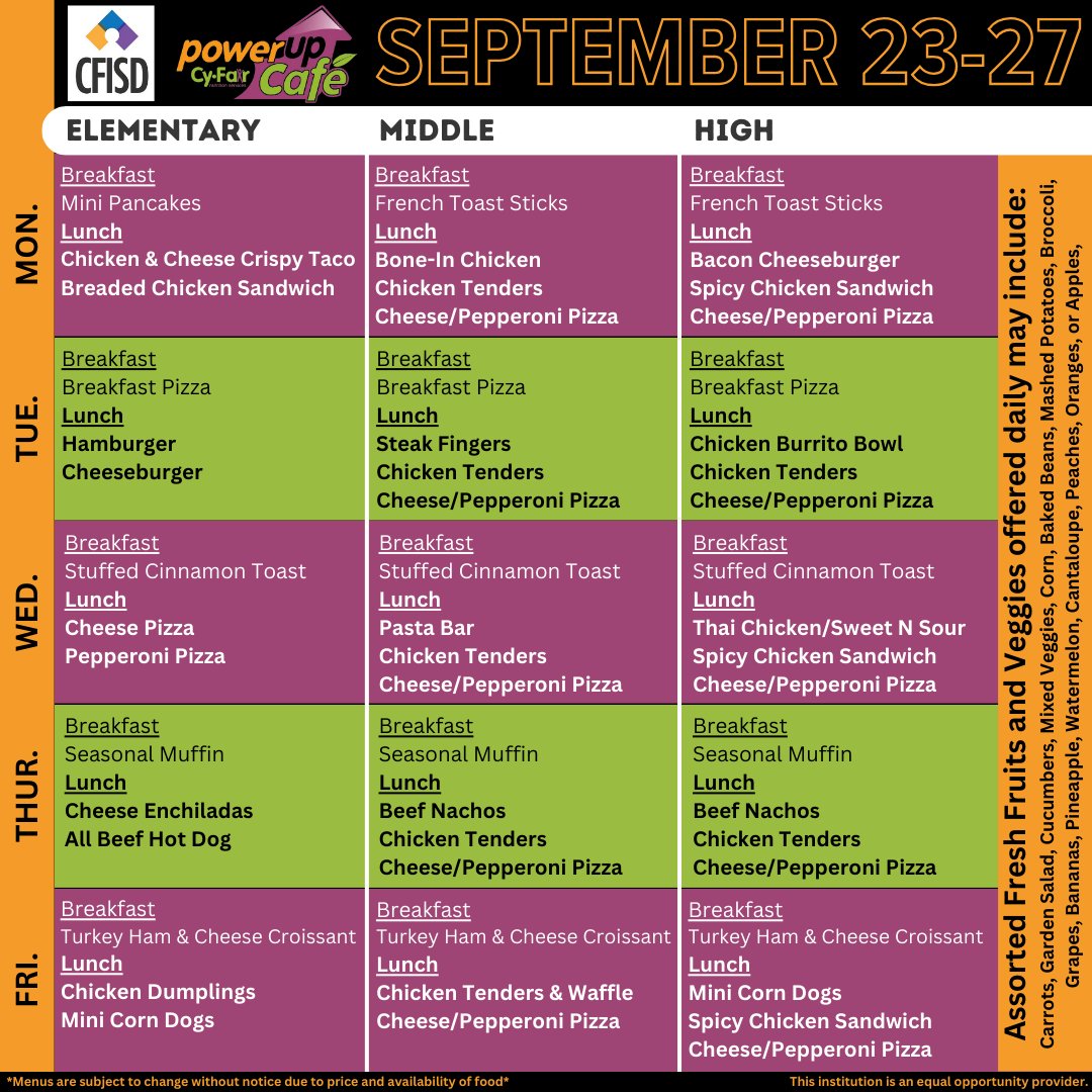 Cy-Fair Nutrition tweet media