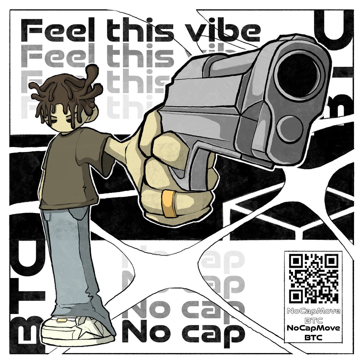 终于舔到了啊！大饼生态很火爆的NoCap白名单来了！这个风格真心不错！

🎁抽奖：NoCap  WL*10

【要求】
1️⃣关注 <a href="/EvaCmore/">Eva 树姐👧🏻</a>  +@NoCapMove 
2️⃣点赞转发此推文
3️⃣评论区随便说点啥

24小时开奖~