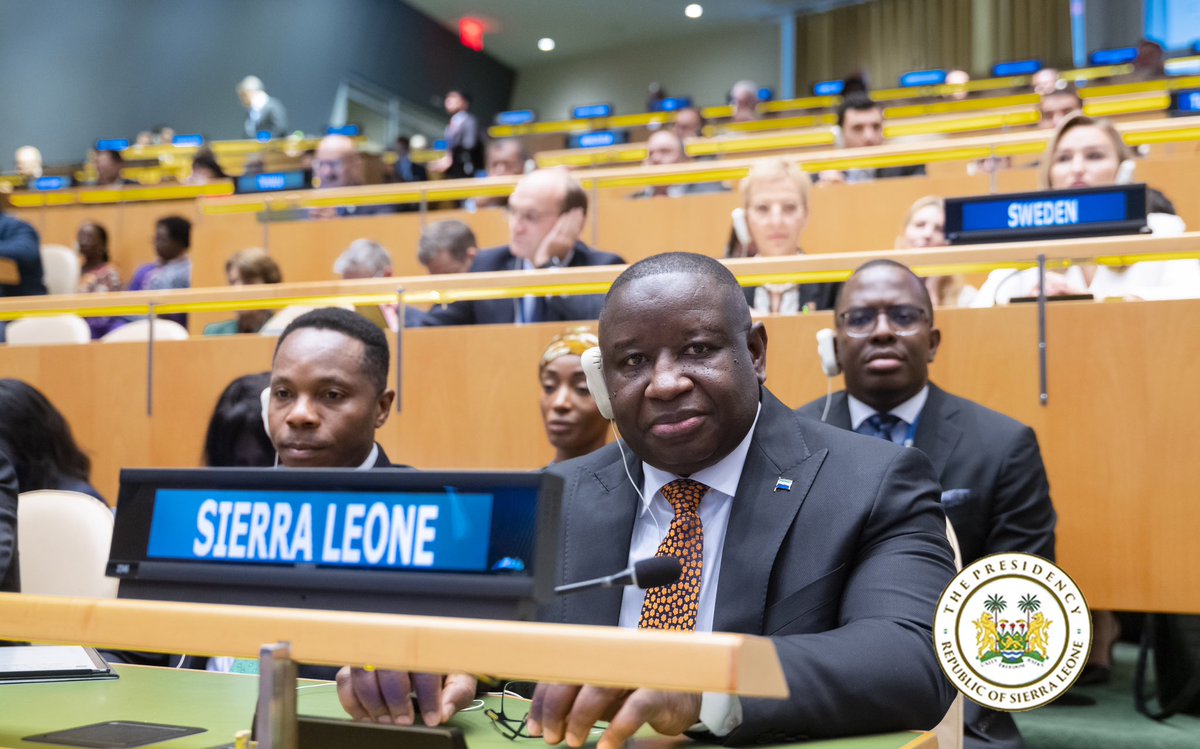 Julius Maada Bio tweet media