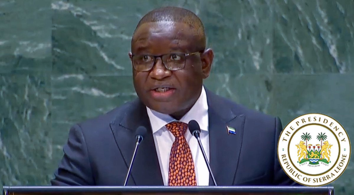 Julius Maada Bio tweet media