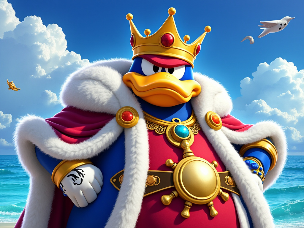 King DEDEDE!!! (Photographer = <a href="/grok/">Grok</a>) 🐧