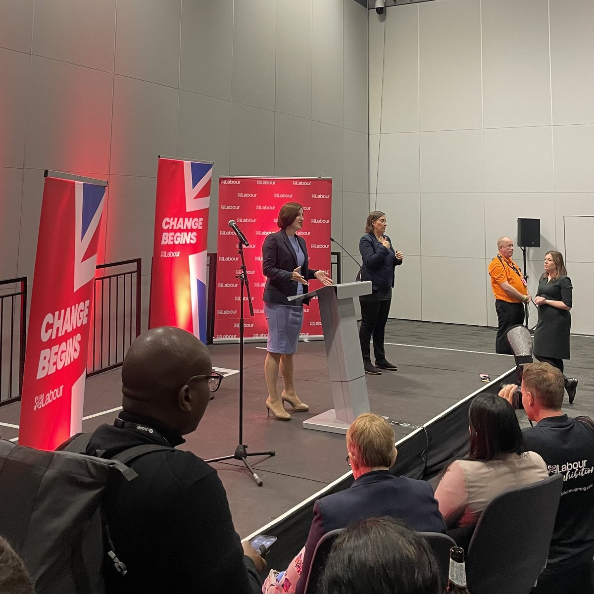 So proud to speak at Labour’s Communities Reception as Minister for Women &amp; Equalities.

While the Tories used equalities to sow division in our country, Labour has harnessed them to power our movement.

Together, we will break down the barriers to opportunity.
