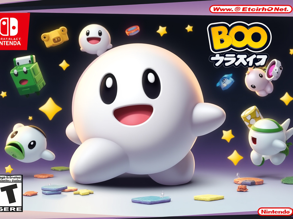Kirby as BOO!!! (Photographer = <a href="/grok/">Grok</a>) 👻