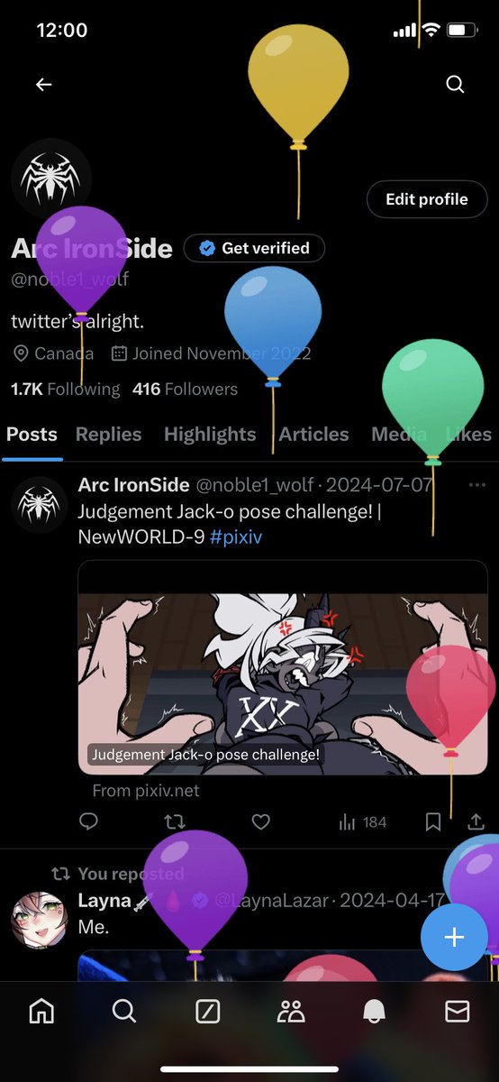 Arc IronSide (@noble1_wolf) / Posts / X