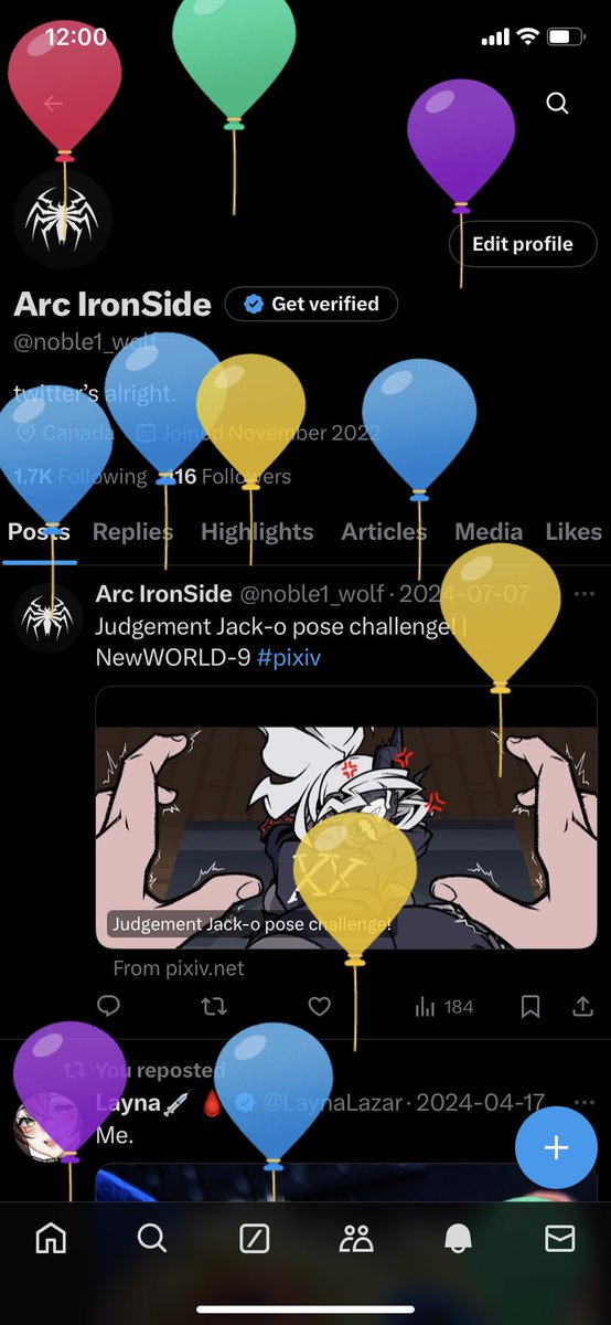 Arc IronSide (@noble1_wolf) / Posts / X