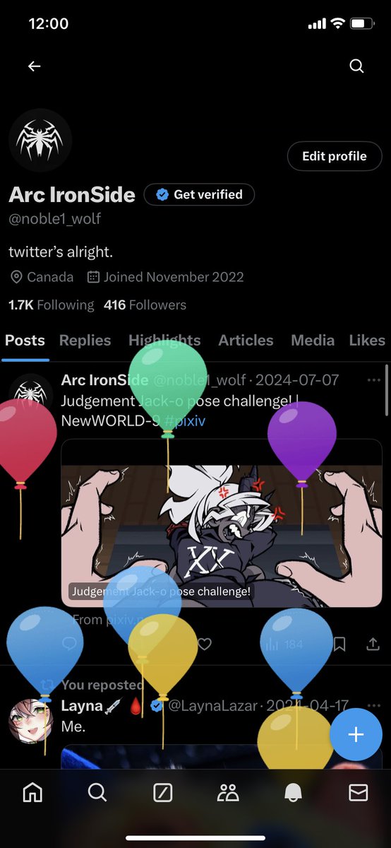 Arc IronSide (@noble1_wolf) / Posts / X