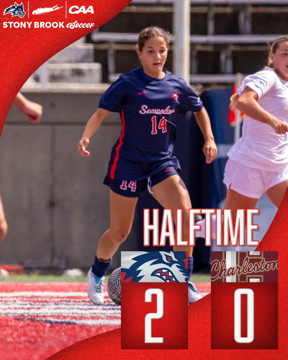 Haven't missed a beat 🥁

Goals from <a href="/gabbymdaniels/">Gabby</a> and Emanuelly Ferreira have us up two at the break ✌️

🌊🐺 x #CAASoccer