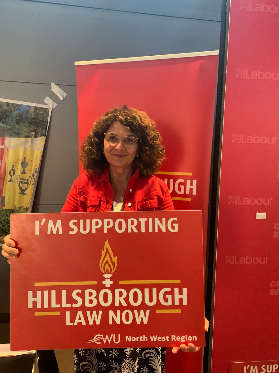 NowHillsborough's tweet image. Thank you @DianaJohnsonMP for supporting #HillsboroughLawNow #LabourConference24