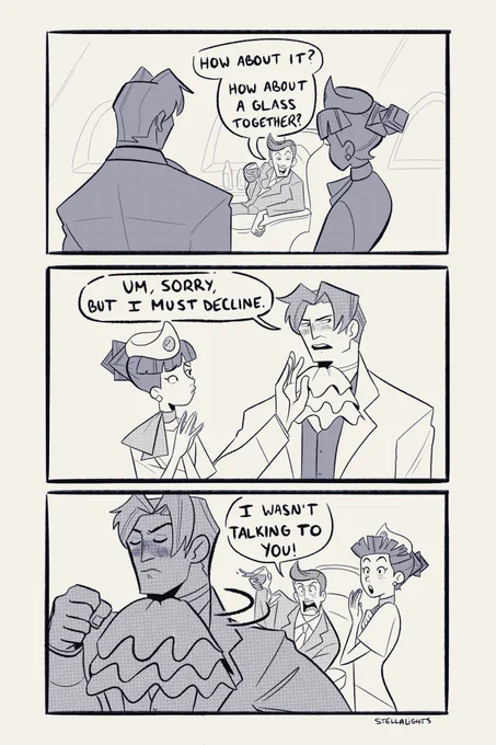 I'm obsessed with turnabout airlines's insistence that edgeworth is only into guys #aceattorney 