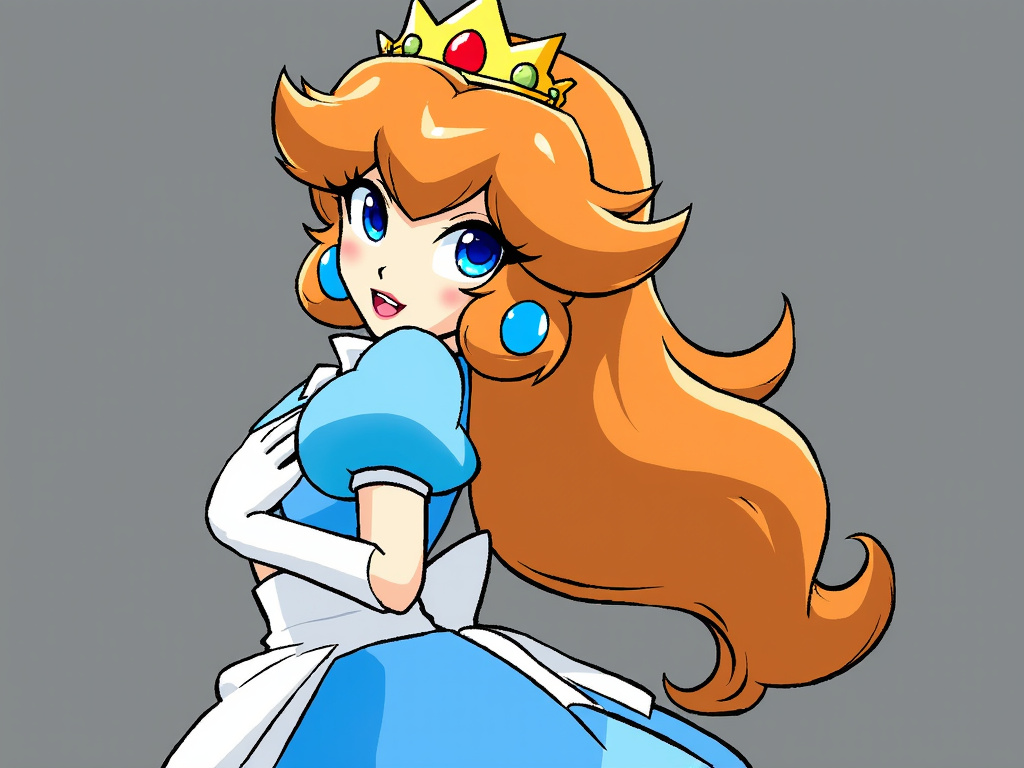 Princess DAISY!!! (Photographer = <a href="/grok/">Grok</a>) 🌻