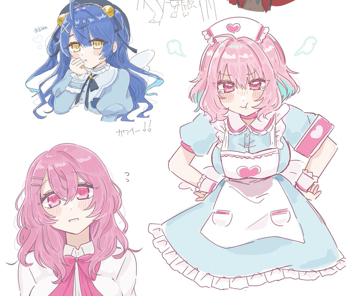 今夜の絵チャも大盛り上がり 