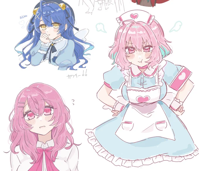 今夜の絵チャも大盛り上がり 