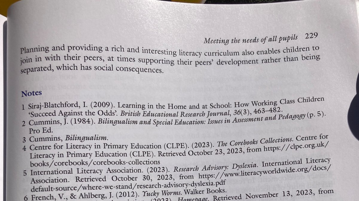 Helen Proulx (@helenproulx2) on Twitter photo What does effective intervention look like?
Whole-heartedly agree with <a href="/Dominic_Wyse/">Dominic Wyse</a> <a href="/charliehacking/">Charlotte Hacking</a> summary on pages 228 & 229! <a href="/routledgebooks/">Routledge Books</a> What does effective intervention look like?
Whole-heartedly agree with <a href="/Dominic_Wyse/">Dominic Wyse</a> <a href="/charliehacking/">Charlotte Hacking</a> summary on pages 228 & 229! <a href="/routledgebooks/">Routledge Books</a>