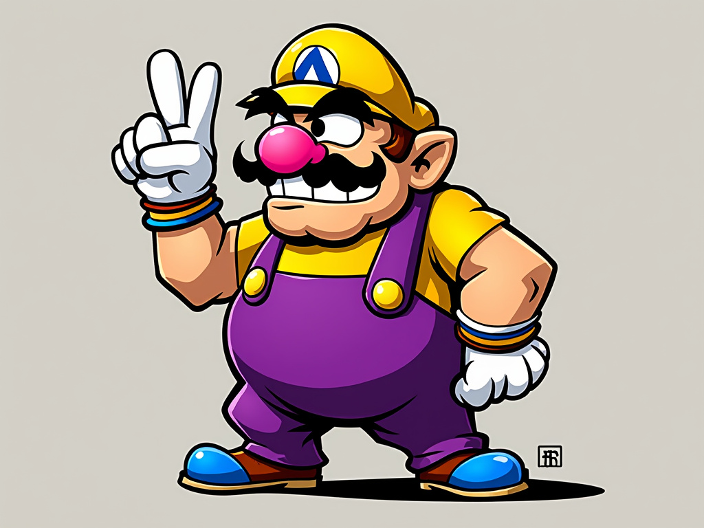 It's WARIO!!! (Photographer = <a href="/grok/">Grok</a>) 🟡