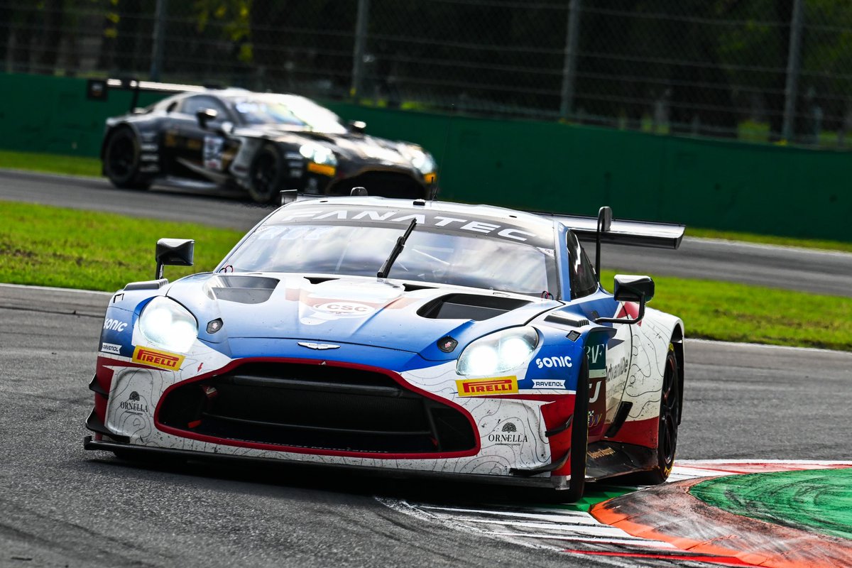 PODIUM: Outstanding double-podium for Aston Martin Vantage GT3 Silver Class crews from partner teams Comtoyou Racing and Walkenhorst Motorsport, in the three-hour Monza race - the penultimate round of the Fanatec GT Europe Endurance Cup.

2. #12 Comtoyou Racing;
Esteban Muth,