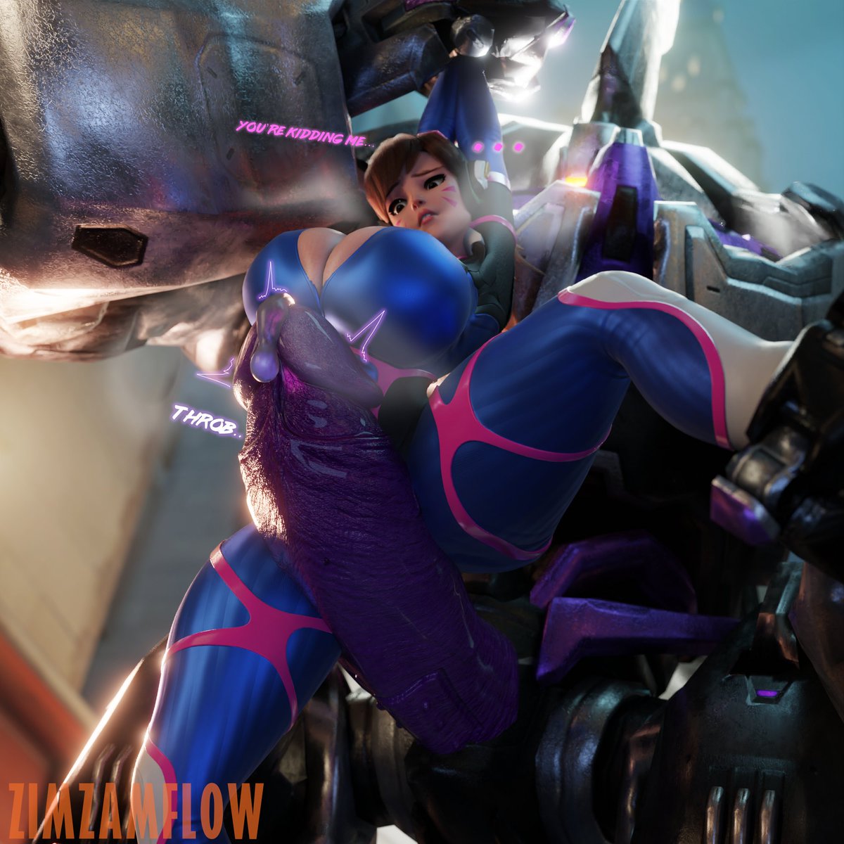 ZamZamFlow's tweet photo. Overextending Tanks will be punished as so, back to spawn for https://t.co/QmIxBjwUpZ....

Fun Stomach bulge and cumflation art with @scrag_boy Dva model! Wanna do some stuff with other characters, feel free to give suggestions! https://t.co/44uhKeZPtz