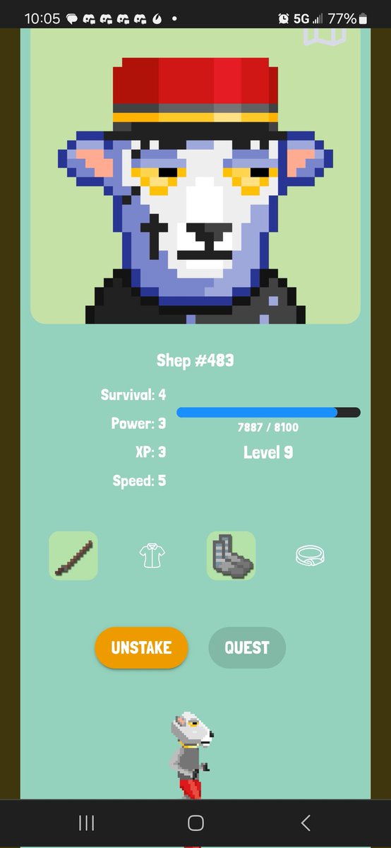 Brian_Halvarson's tweet photo. DO YOU EVEN QUEST? @ShepNFTs Does!!! I know I know you sold your #Shep because you didn't think the time would come. Well that time has come. Round up your herd or go to #randgallery; buy as many as you can and get Questing. I just won some wool socks. That could be YOU https://t.co/KMga21UgVD