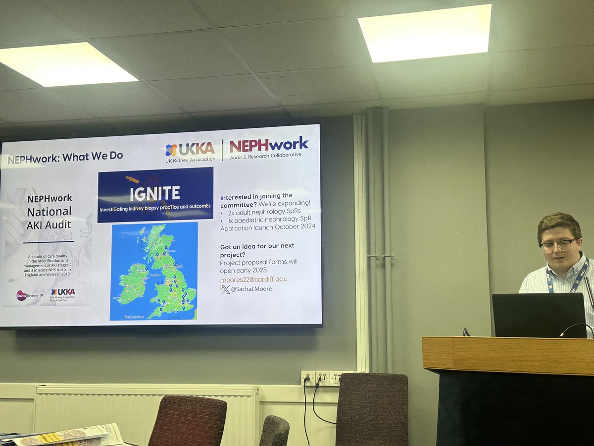 Can’t wait to see the findings from Ignite. UK Kidney biopsy practice and outcomes! Thank you to all the contributors and those working behind the scenes to get the project up and running! #sprclub2024 #nephwork #collaboration <a href="/UKKidney/">The UK Kidney Association</a> <a href="/SachaLMoore/">Sacha Moore</a> <a href="/nrsrenal/">NRS Renal Specialty</a>
