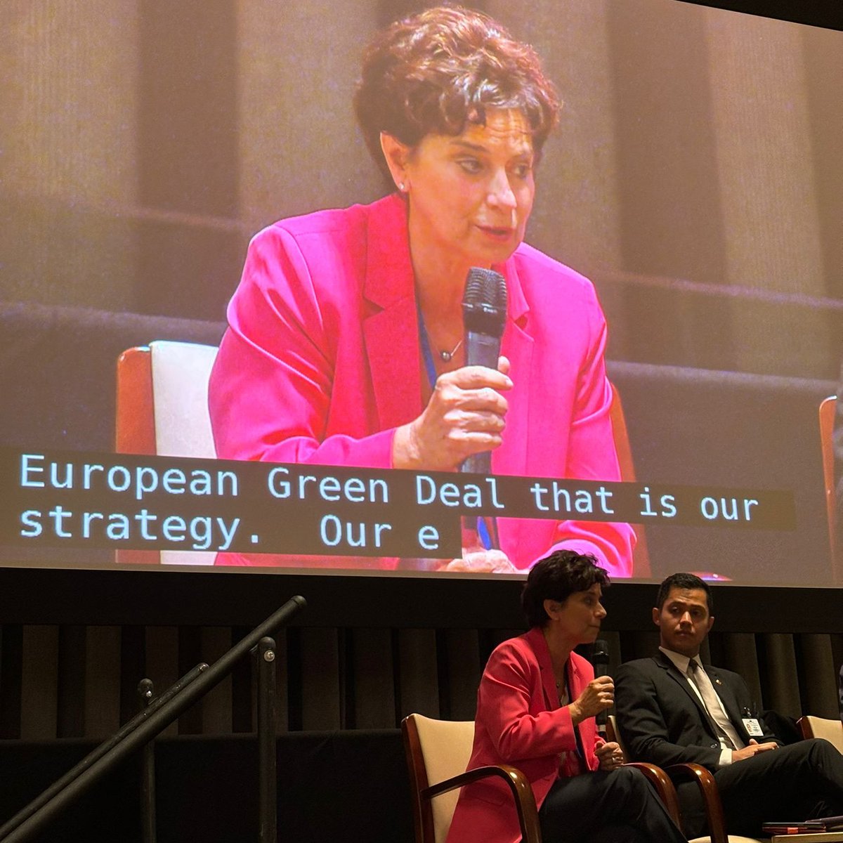 🇪🇺EU at UN-NY (@euatun) on Twitter photo At the #YouthLead: Strategic foresight in climate & sustainability event, EU Green Deal & Digital Agenda Dir. <a href="/CarlaMontesi/">Carla Montesi</a> underlined the role of youth in the adoption & implementation of environmental & climate policy & initiatives, specifically the EU Green Deal. #EUatUNGA🇪🇺🇺🇳 At the #YouthLead: Strategic foresight in climate & sustainability event, EU Green Deal & Digital Agenda Dir. <a href="/CarlaMontesi/">Carla Montesi</a> underlined the role of youth in the adoption & implementation of environmental & climate policy & initiatives, specifically the EU Green Deal. #EUatUNGA🇪🇺🇺🇳