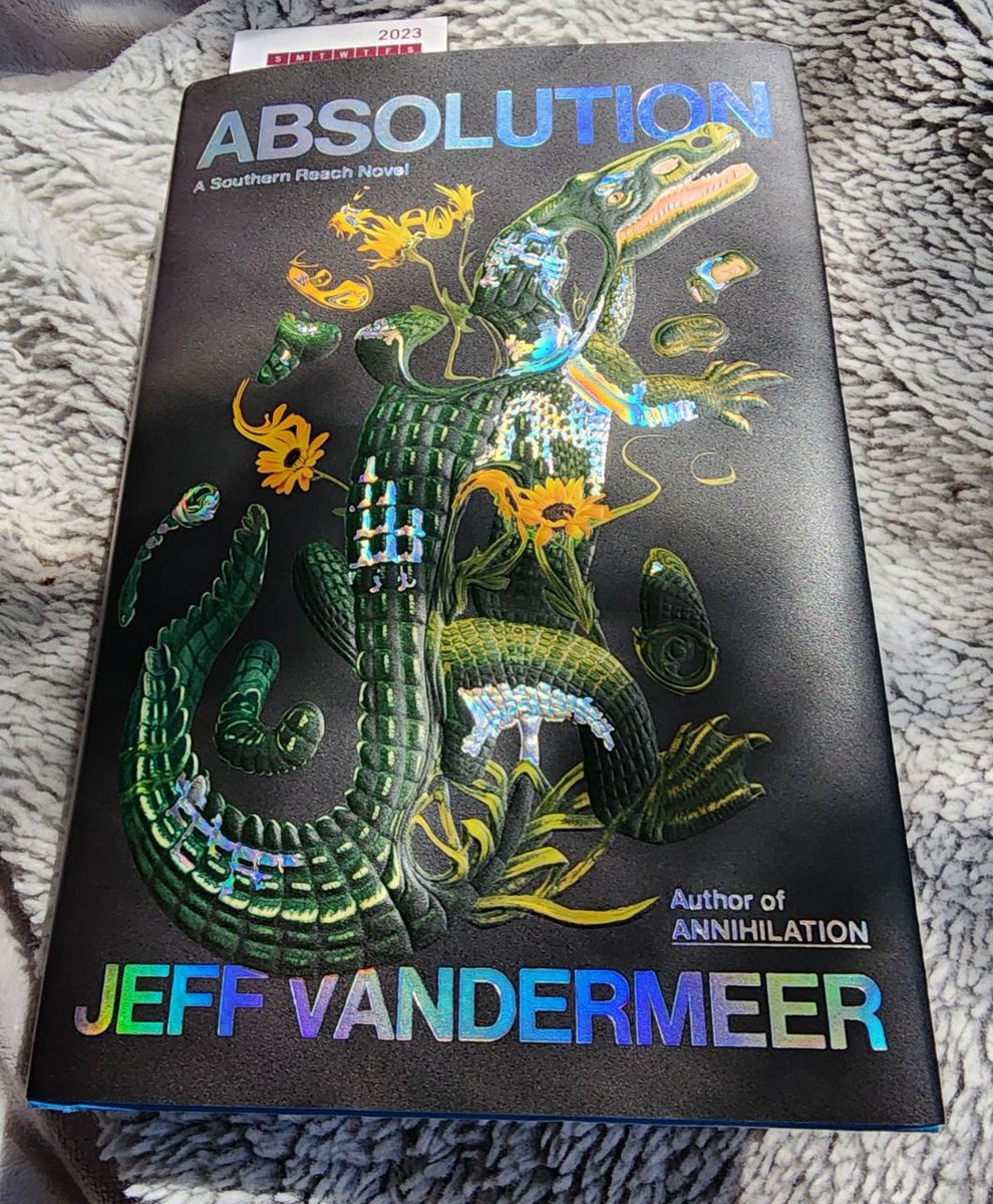 Jeff VanderMeer (@jeffvandermeer) on Twitter photo Amazing! Got a finished copy of my novel Absolution and the silver foil catches the light to create a multi-colored prism! So beautiful. A full unveiling tomorrow of how beautiful this book is. Preorder now! jeffvandermeer.com/book/absolution Amazing! Got a finished copy of my novel Absolution and the silver foil catches the light to create a multi-colored prism! So beautiful. A full unveiling tomorrow of how beautiful this book is. Preorder now! jeffvandermeer.com/book/absolution