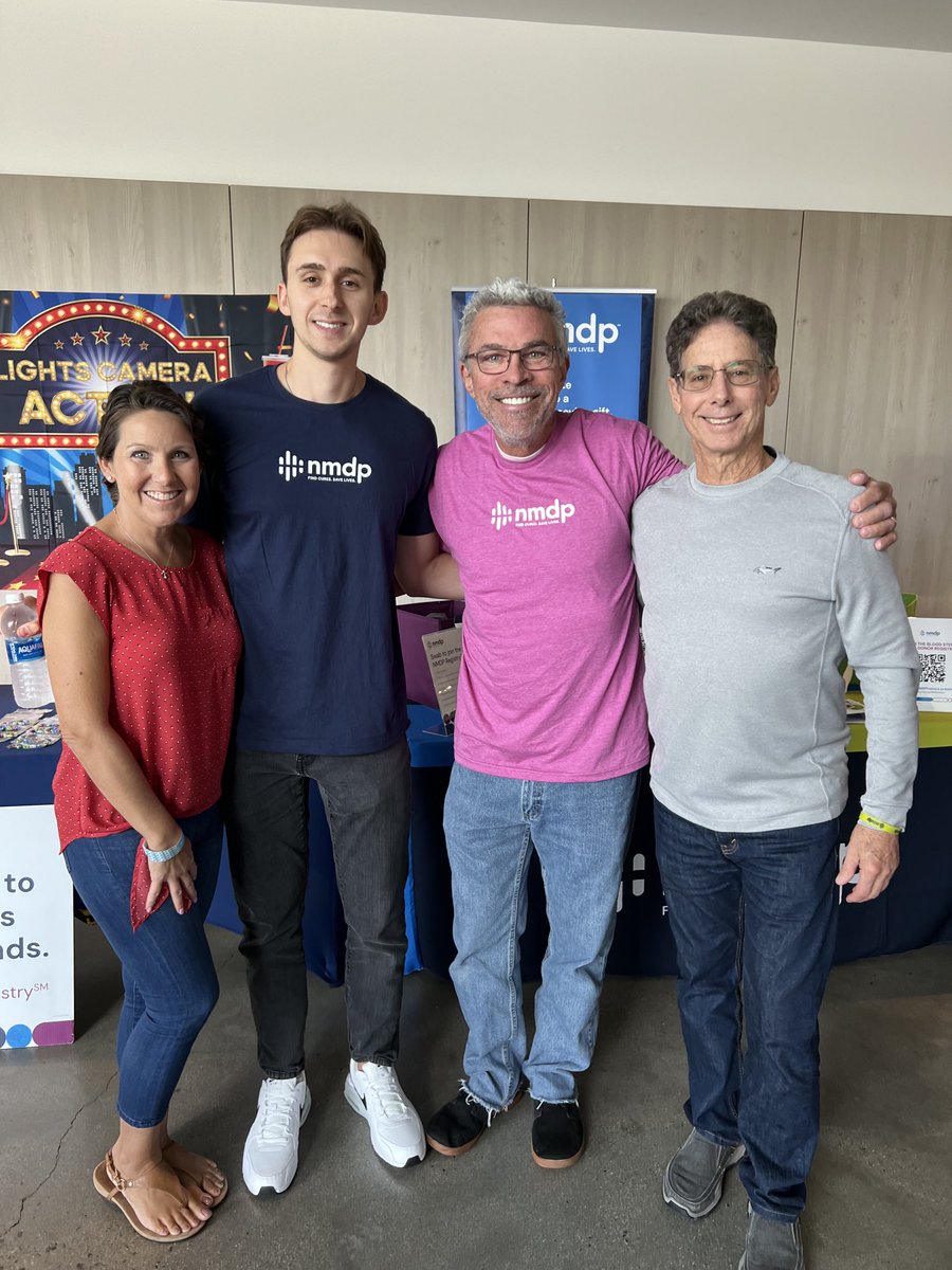 Met 3 AMAZING hero’s at the nmdp Unite event this weekend…Tracy(transplant recipient), Anthony( blood stem cell life saving donor) and Michael (courageously waiting for a match) ! Humbled and strengthened by each one of them♥️💪🏻