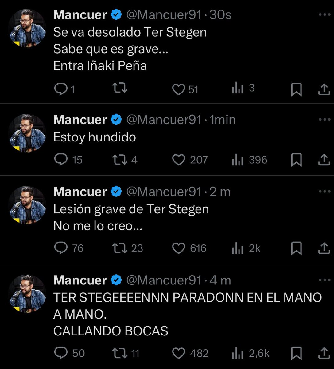 GxlDePaulinho's tweet photo. El FC Barcelona en 4 minutos https://t.co/zBZu7njuyr