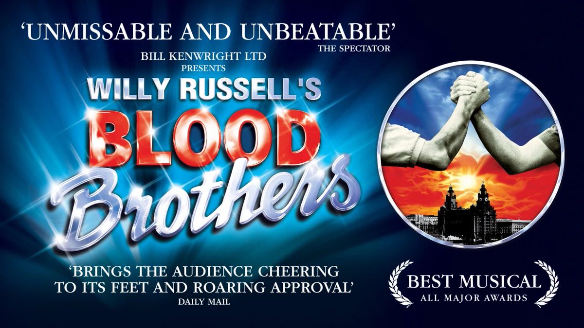 Blood Brothers at <a href="/edinplayhouse/">Edinburgh Playhouse</a>   24-28th Sept. The captivating and moving tale of twins who, separated at birth, grow up on opposite sides of the tracks, only to meet again with fateful consequences.

#WhatsOn #Edinburgh #Theatre #Musical #BloodBrothers