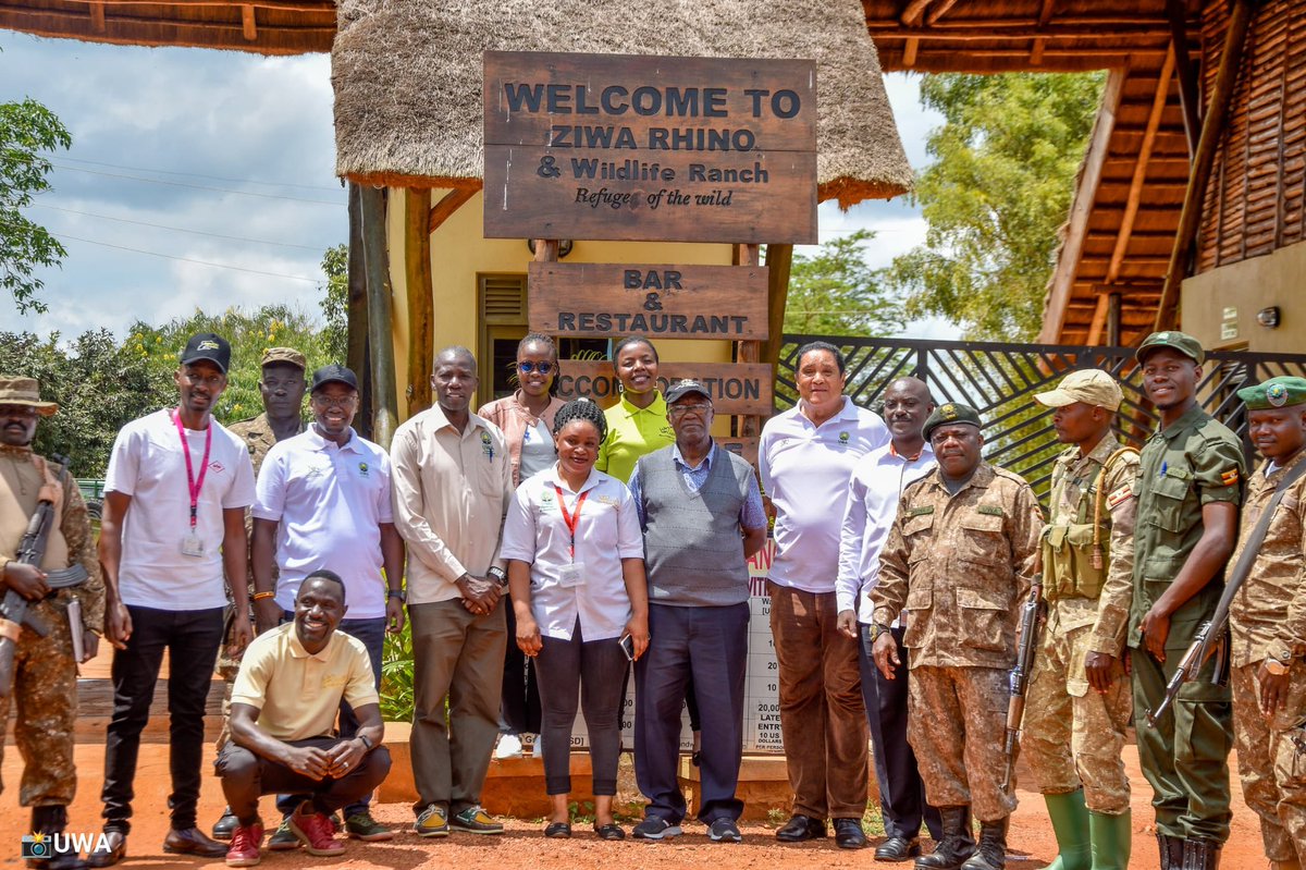 ugwildlife's tweet photo. Today we launched the "Name a Rhino" campaign at Ziwa Rhino Sanctuary, aimed at fostering collaborative rhino conservation in Uganda.

The event was presided over by Hon. Col. (Rtd) Tom R. Butime, Minister of Tourism Wildlife and Antiquities @MTWAUganda

#ConservingForGenerations https://t.co/F86FrdpX8l