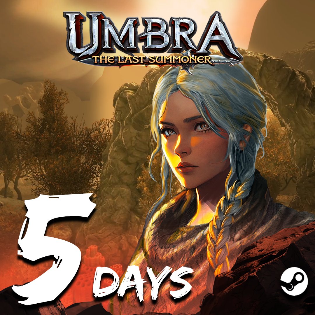 Epi_RPG's tweet photo. 🚨 Only 5 days left until Umbra: The Last Summoner launches! 🌑⚔️

Prepare for a world filled with magic, peril, and epic battles. Mark your calendars – September 27, 2024!

💻 Available on Steam
🔗 https://t.co/JiyUsKPEcR

#Umbra #rpggame #gamedevs #darkfantasy https://t.co/gETuBSzrKn