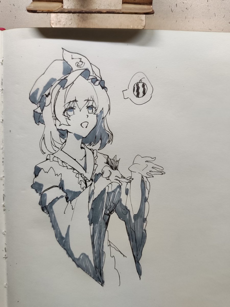 手绘的一个摸 #東方Project