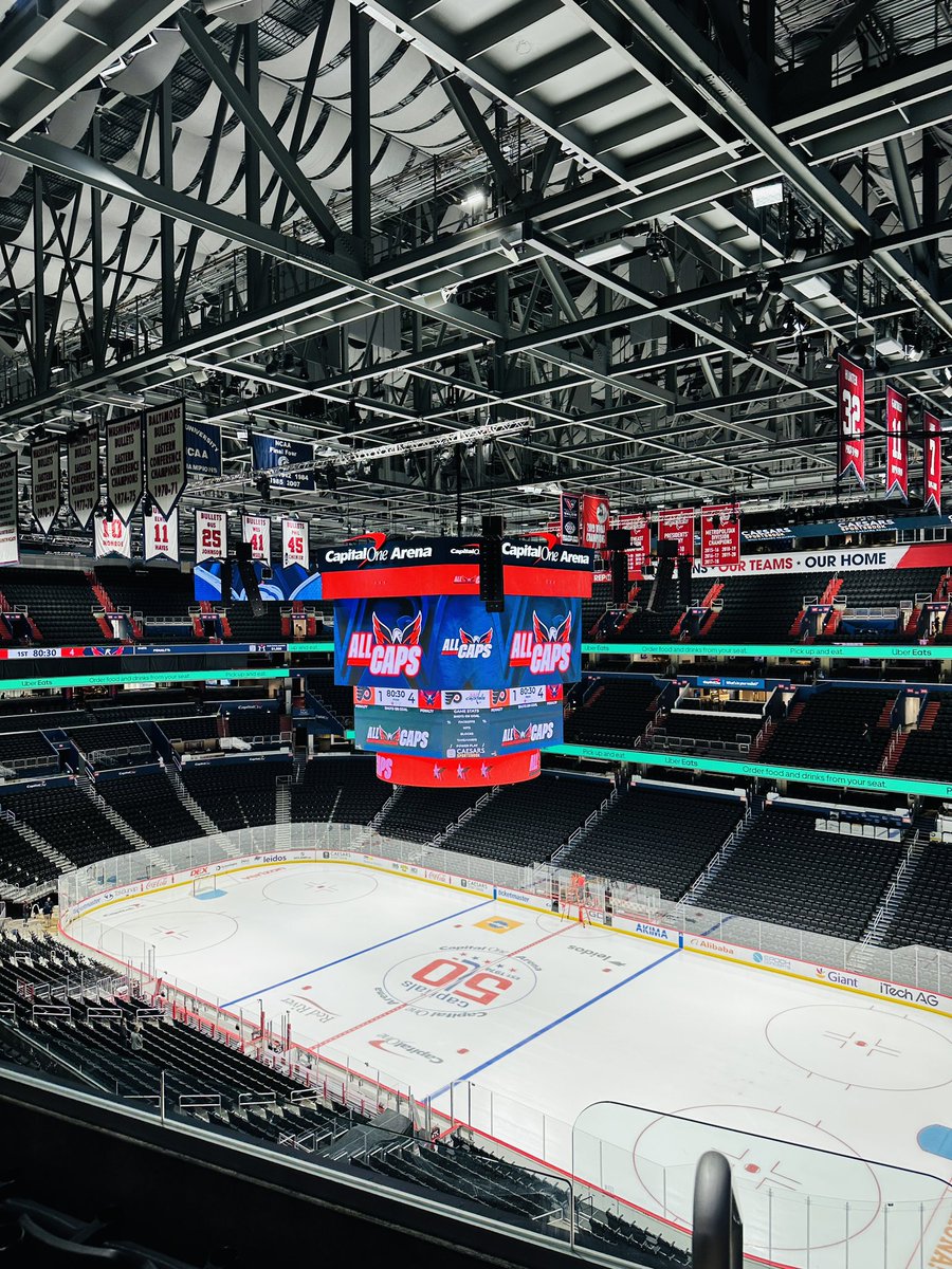 CapitalsRadio's tweet image. We sure missed this place! Join @JohnWaltonPxP, @KenSabourin, &amp;amp; @KatieFlorio for the first preseason game of the year! 

Pregame headed your way at 2:45pm!