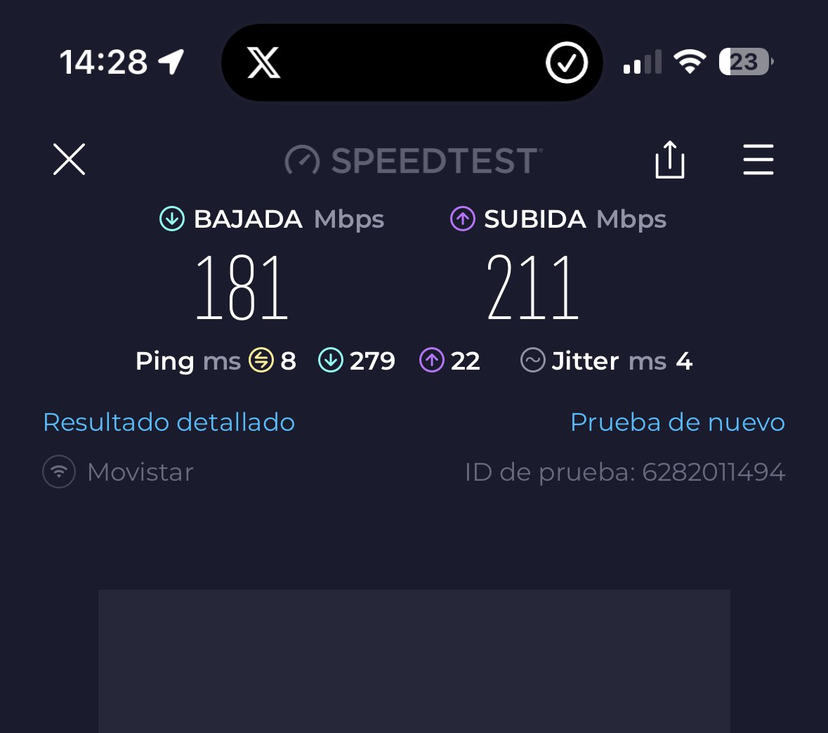 ORBazul's tweet photo. Perdiendo dinero con @MovistarChile @AyudaMovistarCL contrato de plan de 800 megas y con suerte llegamos a una tercio . Una estafa https://t.co/nqm4XEwdAH