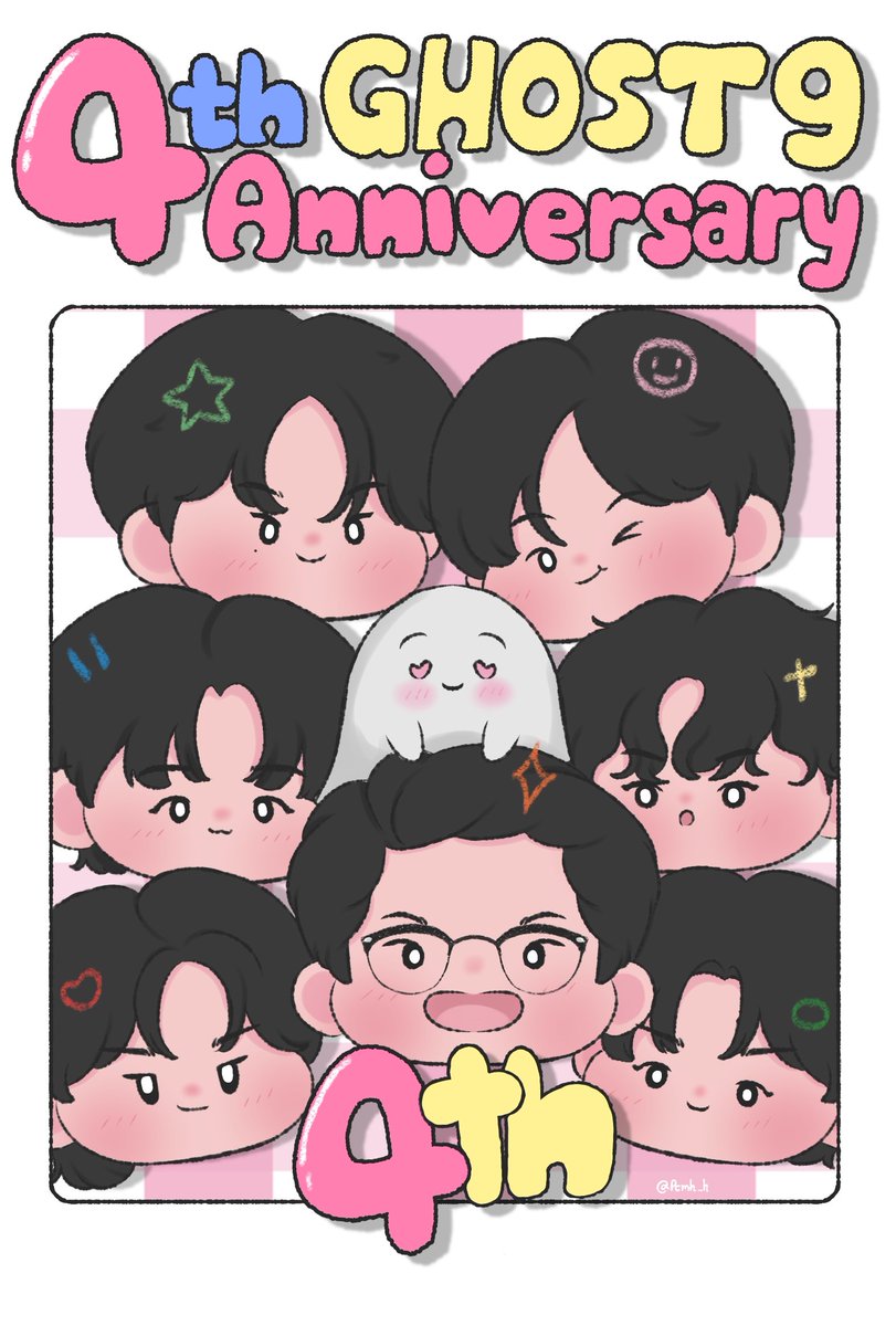 Pcmh_h's tweet photo. GHOST9 Debut 4th Anniversary🎉🎉

#GHOST9 #고스트나인
#Debut_4th_Anniversary https://t.co/POC5KOtFgP