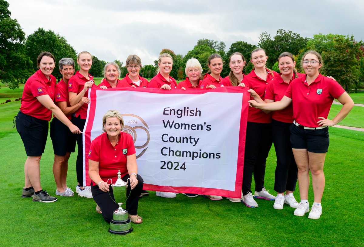 EnglandGolf's tweet photo. 𝗡𝗼𝘁𝘁𝗶𝗻𝗴𝗵𝗮𝗺𝘀𝗵𝗶𝗿𝗲 𝗮𝗿𝗲 𝘁𝗵𝗲 𝗪𝗼𝗺𝗲𝗻'𝘀 𝗖𝗼𝘂𝗻𝘁𝘆 𝗖𝗵𝗮𝗺𝗽𝗶𝗼𝗻𝘀! 🏆

In a dramatic finale, Notts secured the trophy with a 4-1 win over Lancashire to finish unbeaten across five matches.

#RespectInGolf | #TogetherInGolf https://t.co/DgXnclrAs7