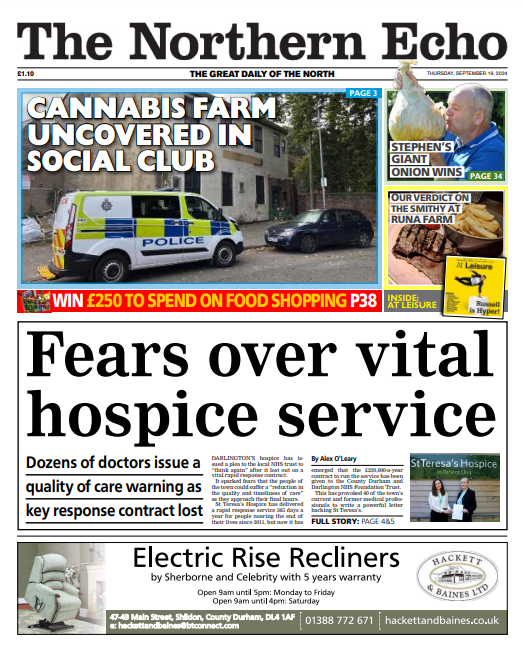 EchoNickG's tweet photo. It has been a busy week at @TheNorthernEcho HQ with important &amp; significant stories to be told in a way only a regional newspaper that prioritises journalism that makes a difference to people's lives can

Thank you to those who keep supporting us to allow us to do exactly that https://t.co/9rrkuXiiaY