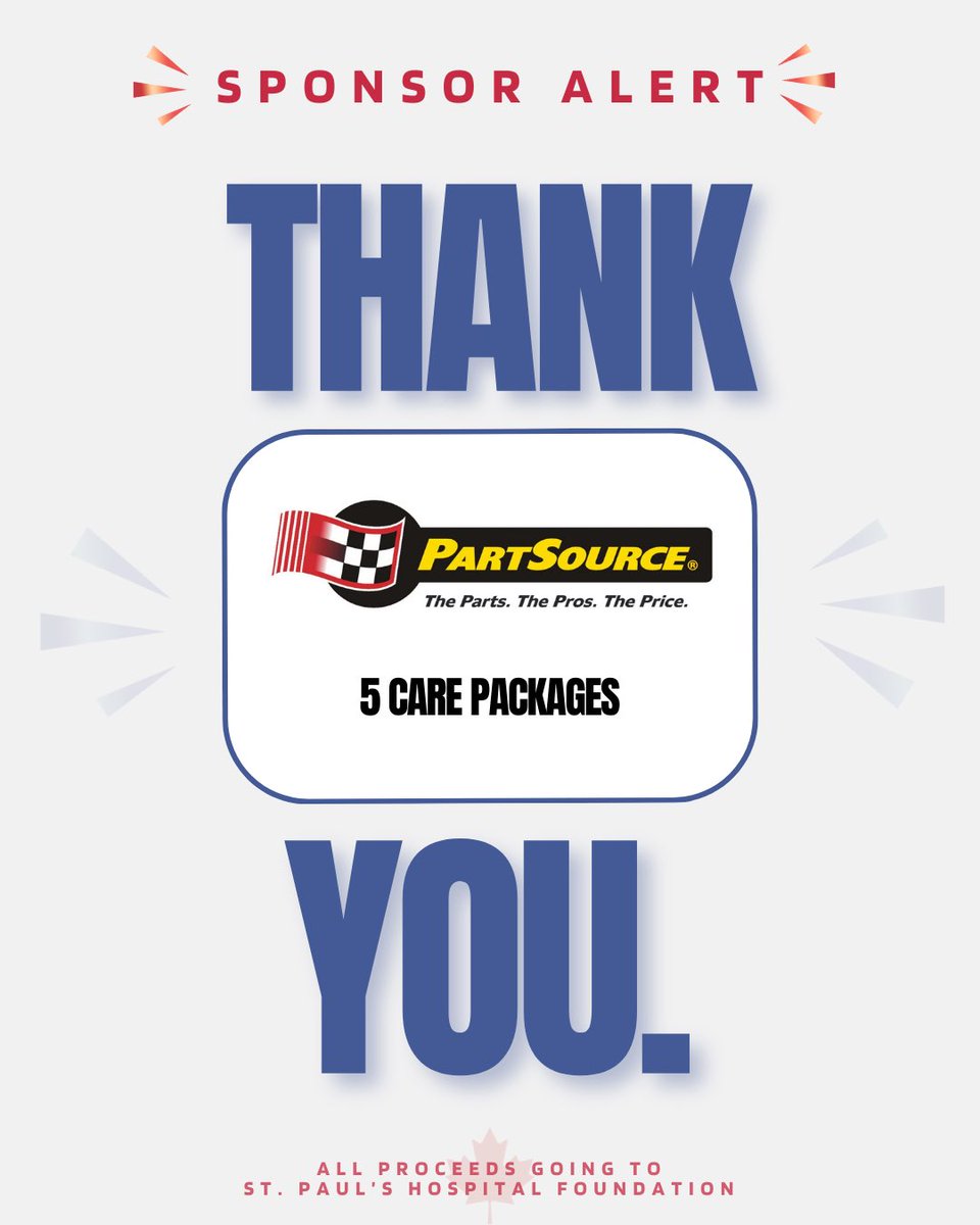 Run4Saskatoon's tweet photo. Thank you, Part Source, for your wonderful donation of 5 care packages! 

These can be won on race day, alongside other prizes!

Your kindness brings us closer to our mission, and we appreciate your support!

Sign your spot today - https://t.co/d0pDvrNjoc

#runforsaskatoon #sask https://t.co/yNEeOqknRI