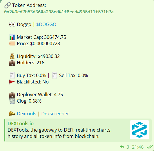 Luki_Gems's tweet photo. 🚀  $DOGGO
Called at 306K MC, now hitting 3M MC in just 2 days!  

That's a massive  100X  return! 🔥  

What a week for high-conviction, high-winrate plays! ⚡️  

Big wins, big gains, and even a 100X call!  

Plus, with ETH back in action, the momentum is unstoppable! 💪  

Join the announcement group for results & updates: https://t.co/sQddlL1DCu