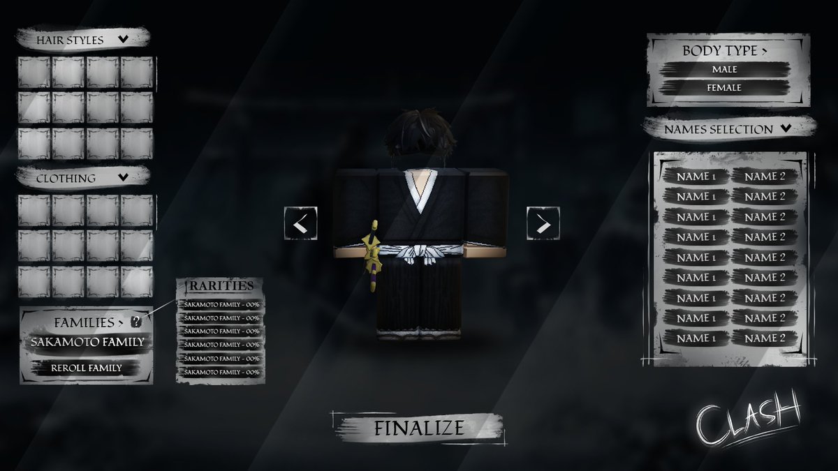 RxnClash's tweet image. UIs inspired by Ghost of Tsushima &amp;amp; Black Myth Wukong for @devsirozen 

Likes &amp;amp; RTs are appreciated

#Roblox #RobloxDev #RobloxDevs #RobloxArt #RobloxUI