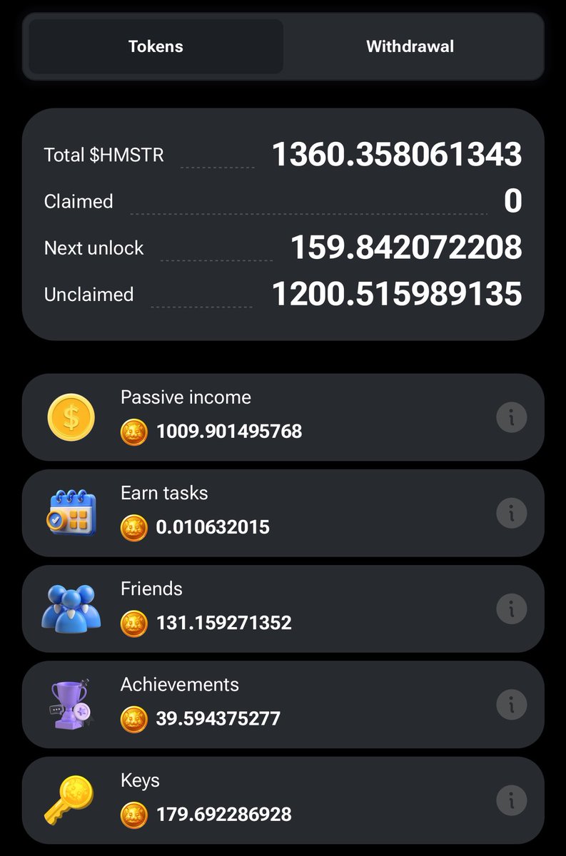 Hamster Kombet Scammed Us
They give huge amounts of tokens to people who bring in a high number of referrals—mostly YouTubers, because they get so many referrals. I spent four months on this, but in the end, I only got 1,360 tokens. It's completely unfair. I didn’t expect this