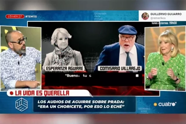 SorteoViral2018's tweet photo. El cinismo de Esperanza Aguirre al ser pillada por Risto Mejide de en una contradicción: "Esta señora tiene más morro que Espinete" https://t.co/1DWRVygm9F https://t.co/uFb9nYFZWH