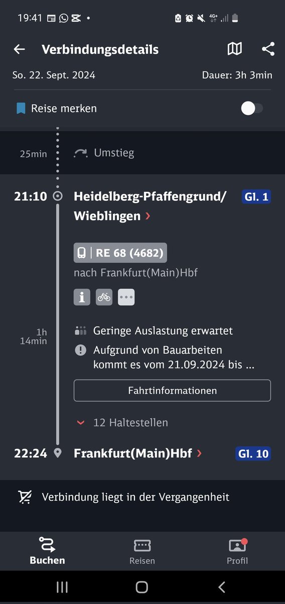 KaiMenze's tweet photo. Hallo @DB_Bahn, ist für die genannte Verbindung eine #Radmitnahme möglich oder besteht hier SEV? Danke für die Info! 🙏 https://t.co/PjvslVmzRC
