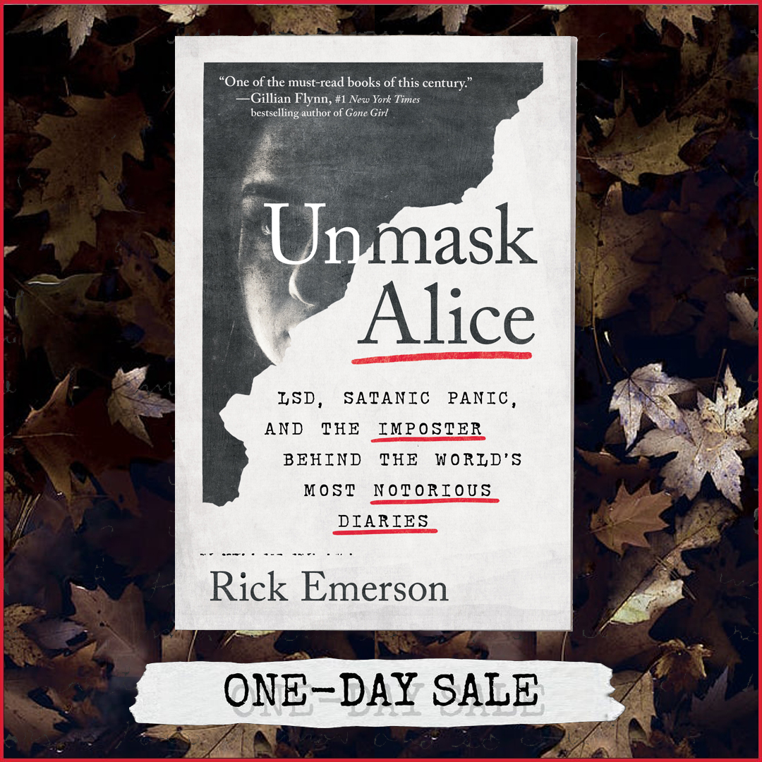 Autumn-equinox sale: Today only, the Kindle version of UNMASK ALICE is just $3.99. Give it a read and/or spread the word, won't you? amazon.com/Unmask-Alice-S…