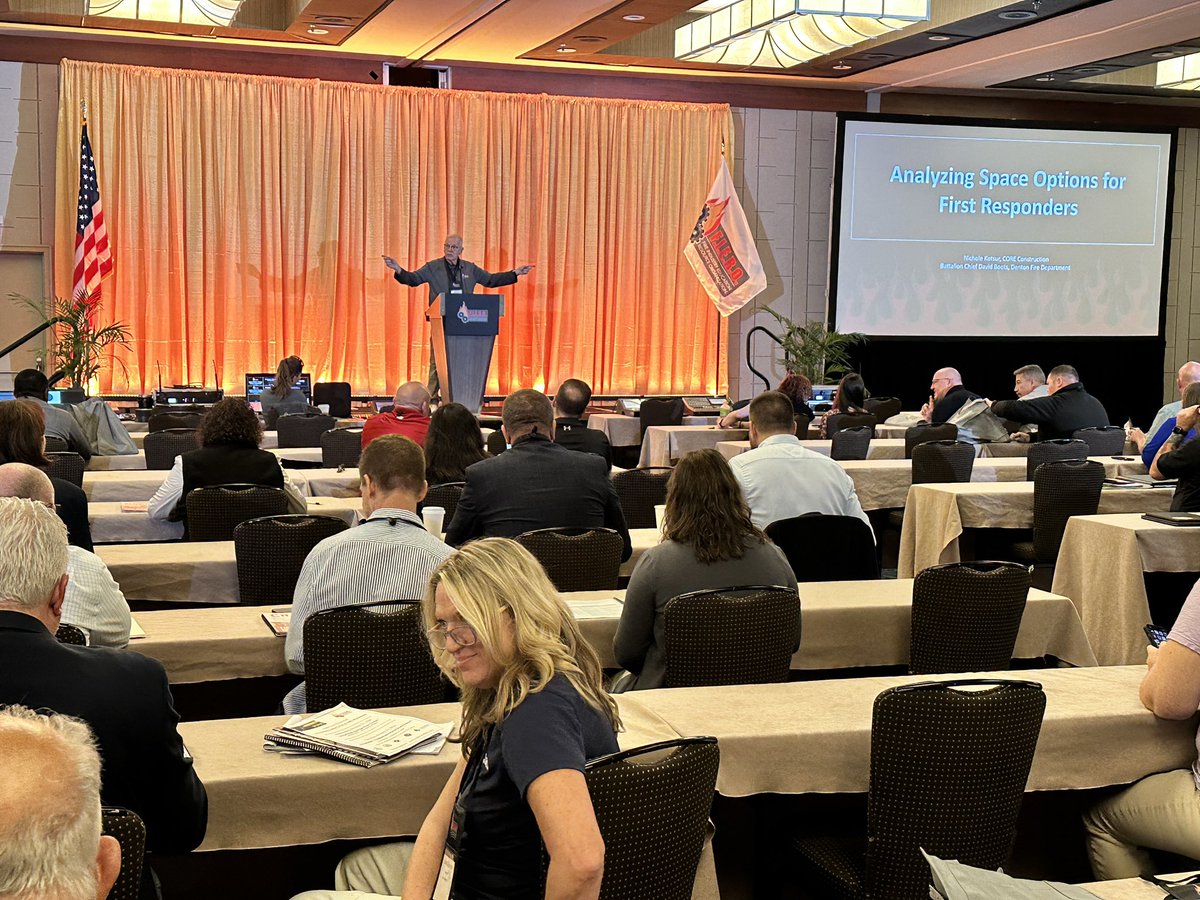 FIERO President Robert Tutterow provides opening remarks for the fieroonline.org/event-details/…. Over 250 participants are registered as we focus on the design and execution of firehouses (and similar structures). This year we are emphasizing health and safety. 
<a href="/IAFC/">IAFC</a>  <a href="/IAFFofficial/">International Association of Fire Fighters</a>