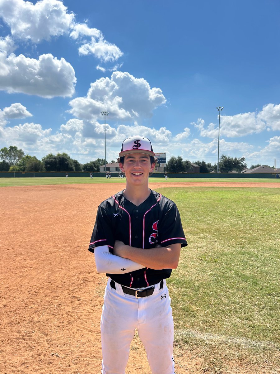F: <a href="/TexasSplitters/">TexasSplittersBaseball</a> 17U 5, Tejas 17U 1
PoG: <a href="/LKrocka/">Lucas Krocka</a> 3-3, 2B